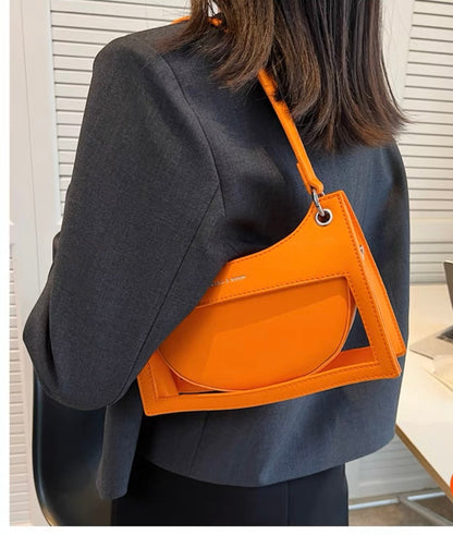 Niche armpit bag women's spring and summer 2023 new personality high-end portable small square bag popular chain Messenger bag