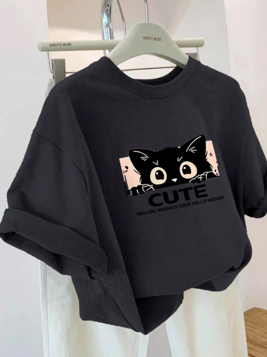 Foreign trade cut label tail order ~ counter withdrawal American trend summer short-sleeved T-shirt men and women pure cotton loose versatile