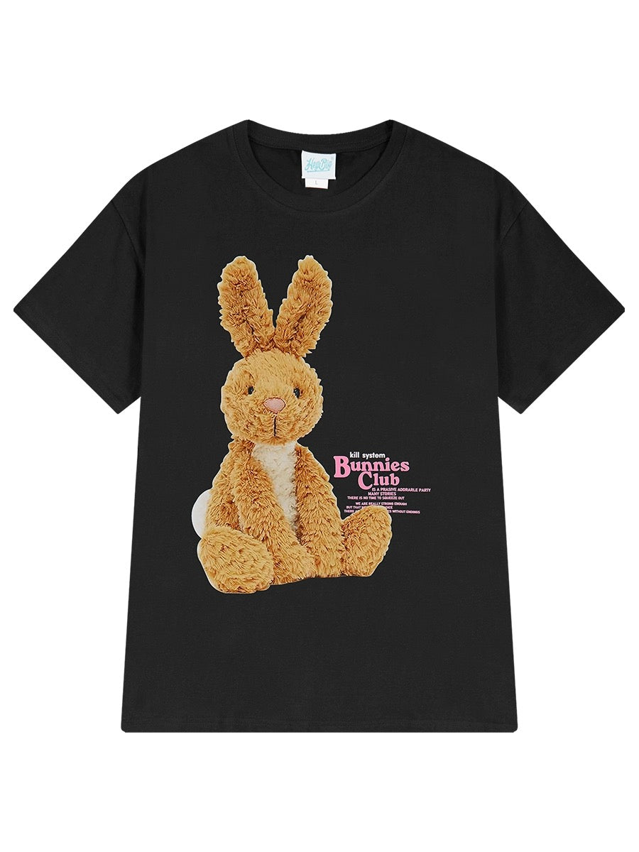ins Harajuku style Hong Kong style short-sleeved T-shirt bf loose Korean version 2024 spring and summer student chic Hong Kong style tops for men and women