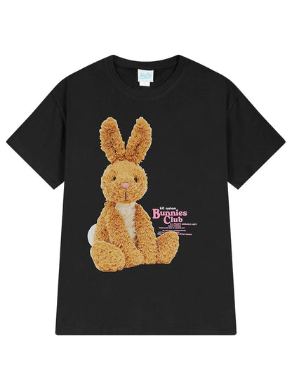 ins Harajuku style Hong Kong style short-sleeved T-shirt bf loose Korean version 2024 spring and summer student chic Hong Kong style tops for men and women