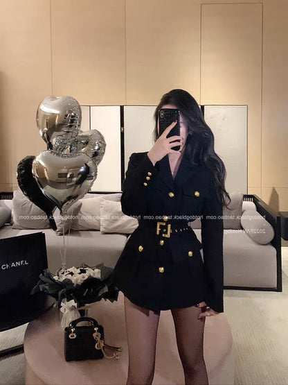 Mature Royal Sister Xiaoxiangfeng Casual Fashion Suit Set Autumn and Winter Women's Wear 2023 New Temperament Ladies Two-piece Set