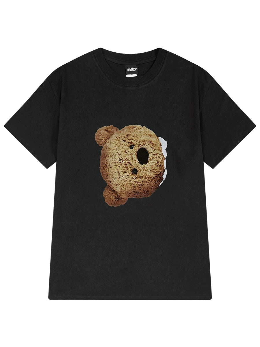 ins high street American retro heavyweight national fashion brand European and American trend oversize short-sleeved T-shirt men and women summer bf style