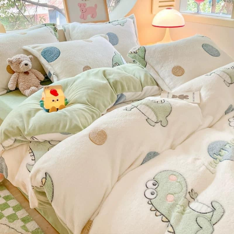 Coral fleece blanket lamb fleece quilt thickened winter single student dormitory milk flannel blanket bed