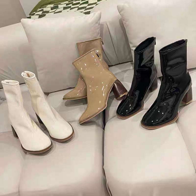 nude coloured boots