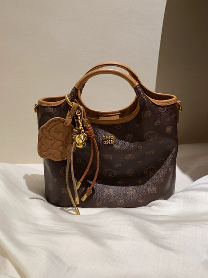 South Wind Chio2nd Bread Puppy Danube River Tote Bag Women 2025 New Hand-held Shoulder Messenger Bag