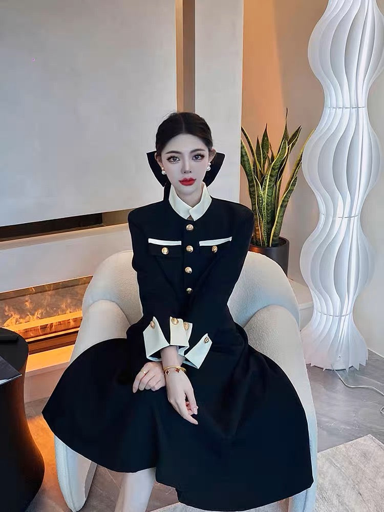 French tea style Hepburn style suit suit dress high-end small fragrance women's spring clothing 2023 new style