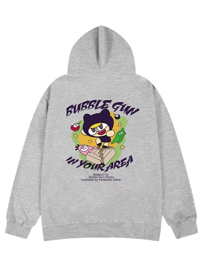 Hooded velvet sweatshirt for men in spring and autumn, new fashion brand, American heavyweight autumn and winter tops, teenagers couple jackets
