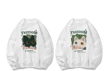Specially different couple sweatshirts 2023 new early spring and autumn niche high-end winter outer suits (N0312)
