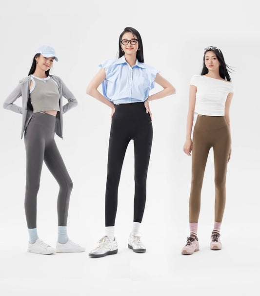 SIINSIIN shark pants for women to wear as outerwear 2025 new summer yoga pants high waist abdomen hip lifting thin leggings