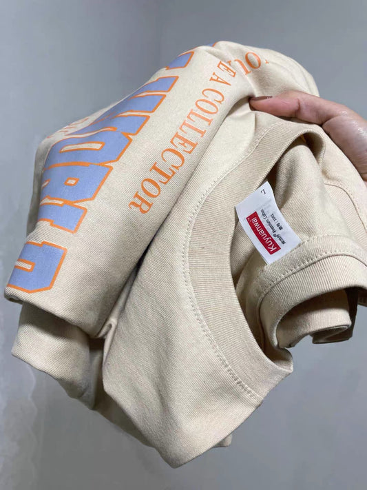 Foreign trade cut label tail order ~ counter withdrawal American trend summer short-sleeved T-shirt men and women pure cotton loose versatile