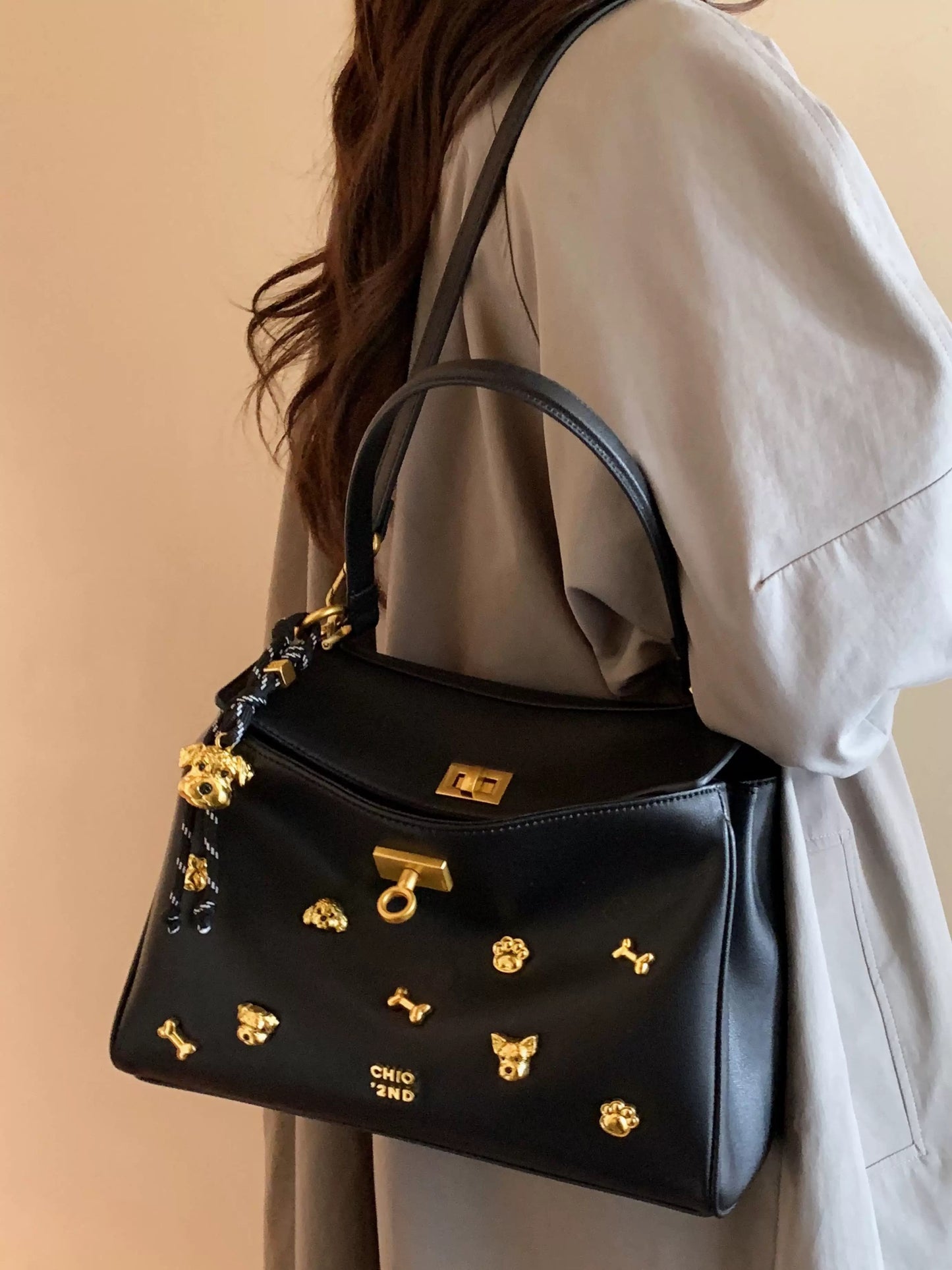 South Wind Chio2nd Ceir high-end leather series Waltz Tote bag women's single shoulder crossbody handbag