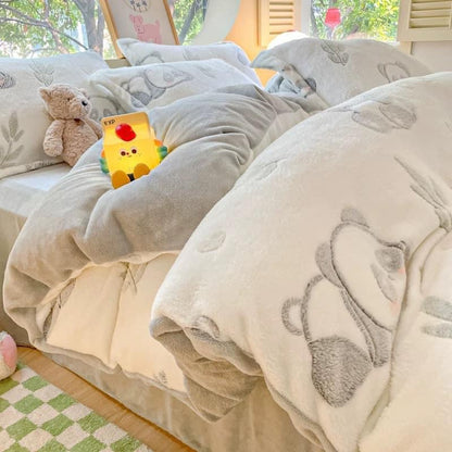 Coral fleece blanket lamb fleece quilt thickened winter single student dormitory milk flannel blanket bed