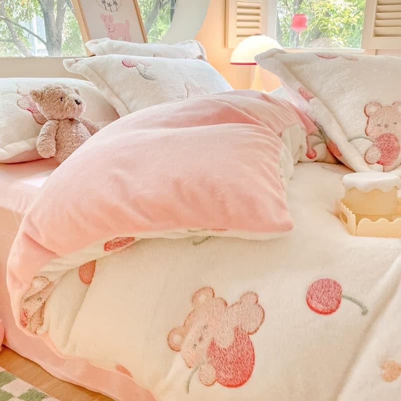 Coral fleece blanket lamb fleece quilt thickened winter single student dormitory milk flannel blanket bed