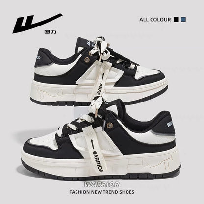 Pull back women's shoes 2023 spring new all-match white shoes original niche black and white panda sneakers women's sneakers