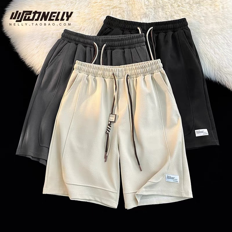 American basketball shorts men's summer European and American fashion brand hip-hop casual five-point pants loose large size running sports pants