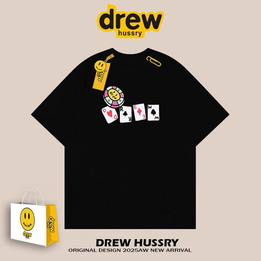 drew American trendy brand Crayon Shin-chan short-sleeved T-shirt men and women ins loose summer heavy cotton casual couple outfit