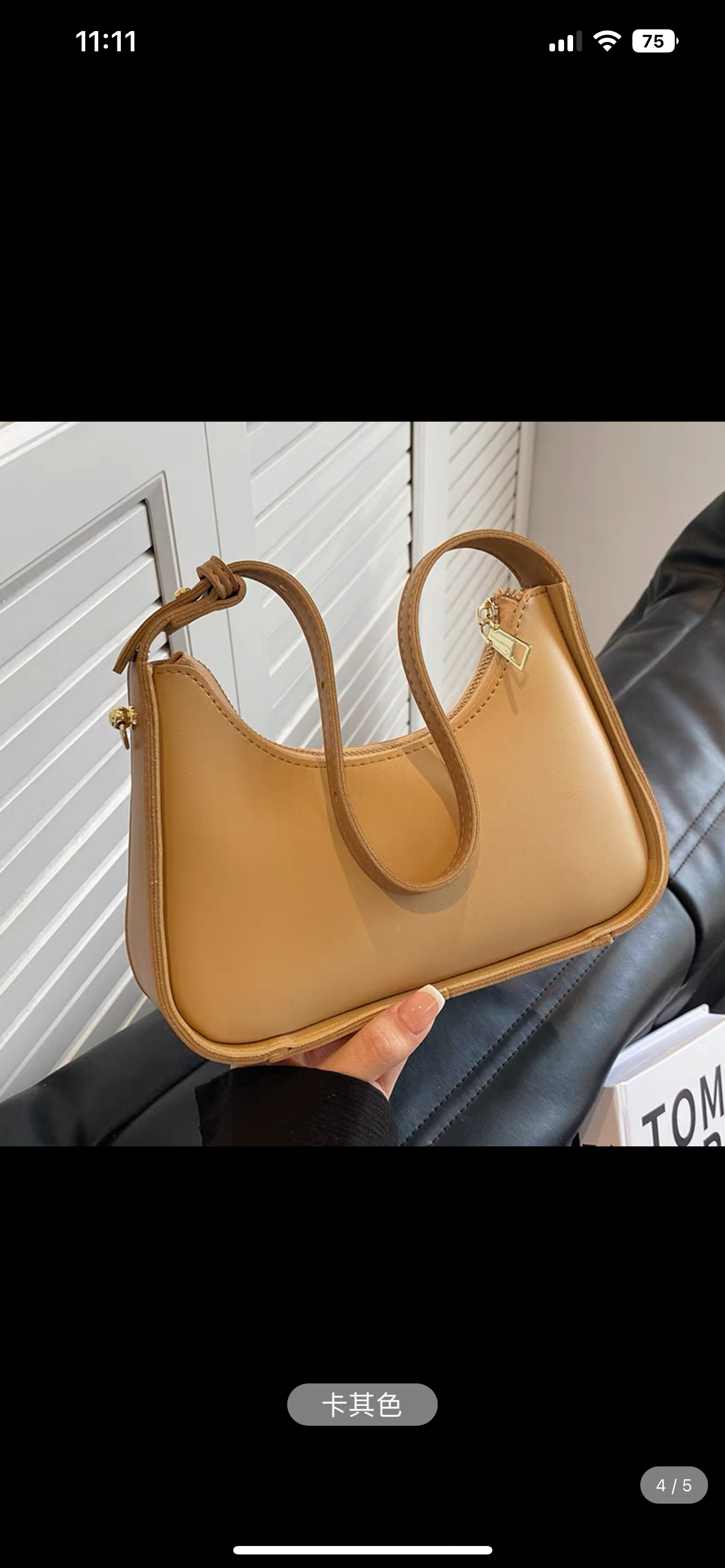 New Ladies Crescent Bag Fashion Versatile Texture Shoulder Bag,one-size