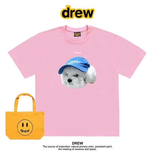 drew American trendy brand Crayon Shin-chan short-sleeved T-shirt men and women ins loose summer heavy cotton casual couple outfit