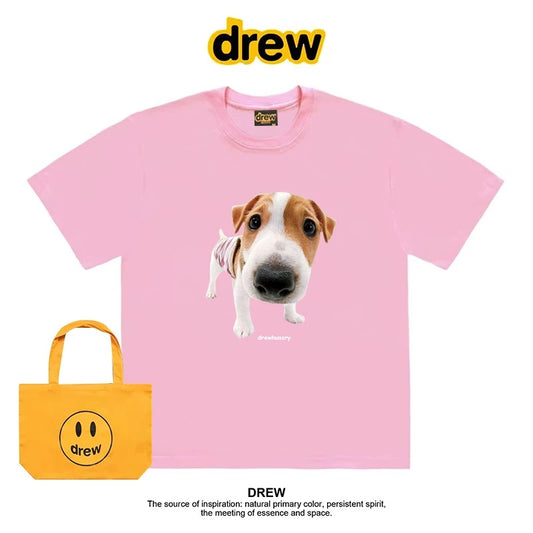drew American trendy brand Crayon Shin-chan short-sleeved T-shirt men and women ins loose summer heavy cotton casual couple outfit