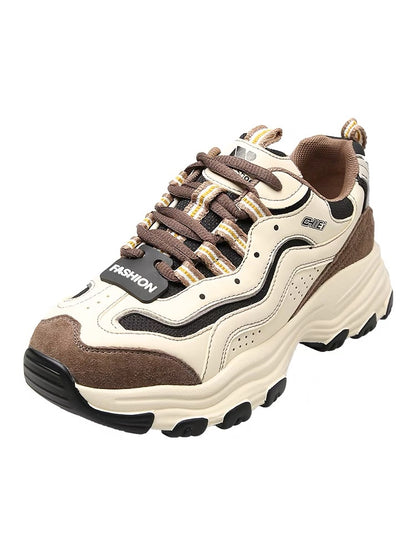 Little people grow taller~!  Dad's shoes for women 2023 new thick-soled all-match leisure and casual shoes ins all-match sports and sports shoes (S0133)