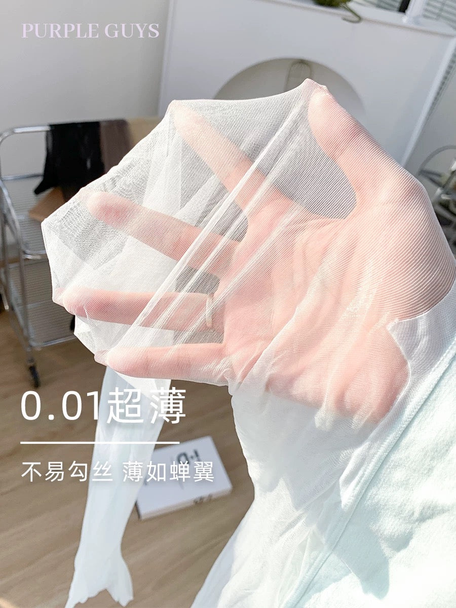 purpleguys0d stockings women's ultra-thin anti-snagging summer sunscreen skin care mint mambo green flesh-colored pantyhose