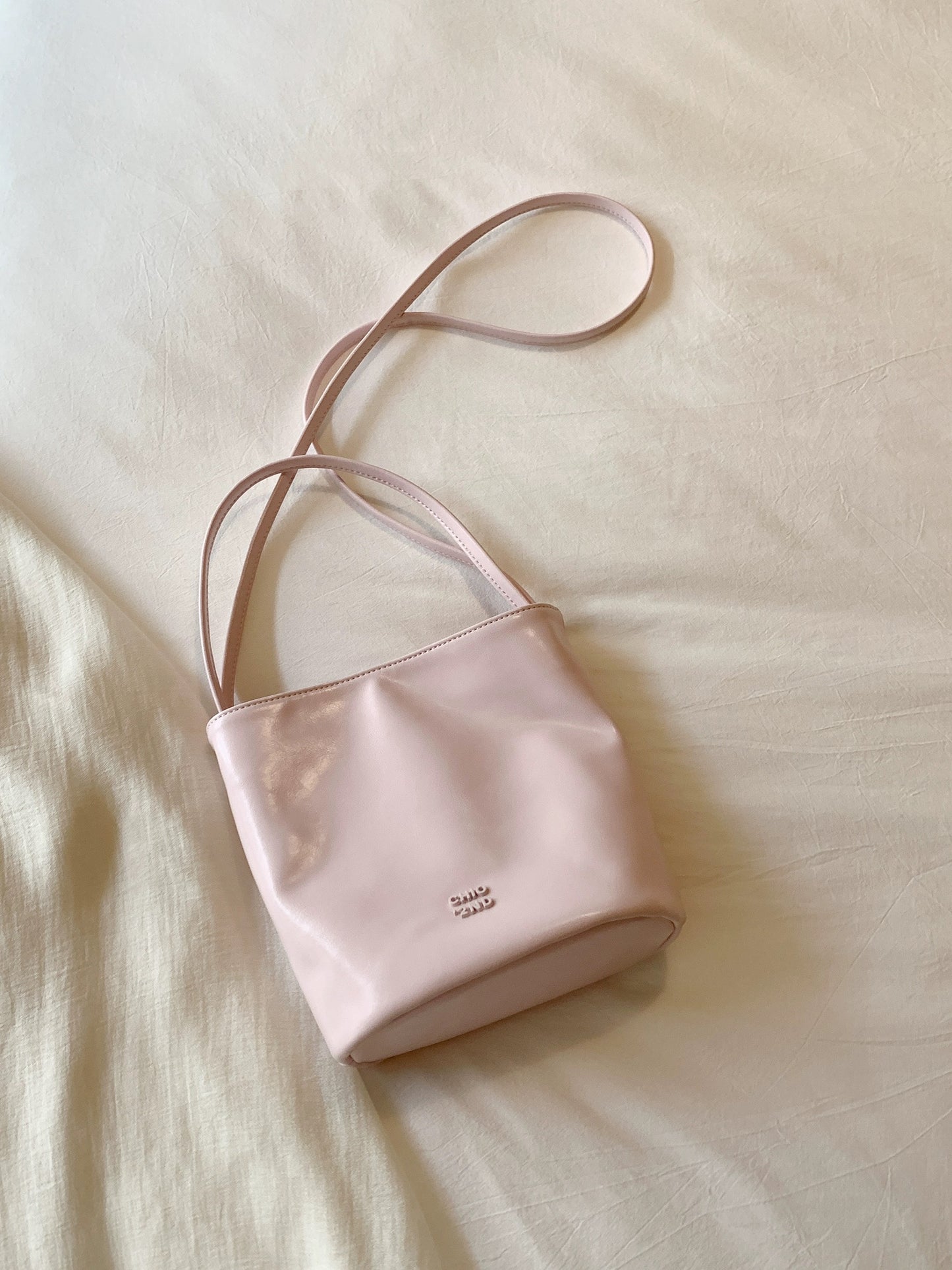 Nanfeng Chio2nd soda bubble genuine leather cowhide bucket bag female summer stylish small bag handbag messenger bag