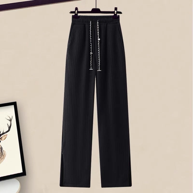 Autumn women's new style spring and autumn small casual sports suit women's autumn clothing with pure desire short sweatshirt pants autumn