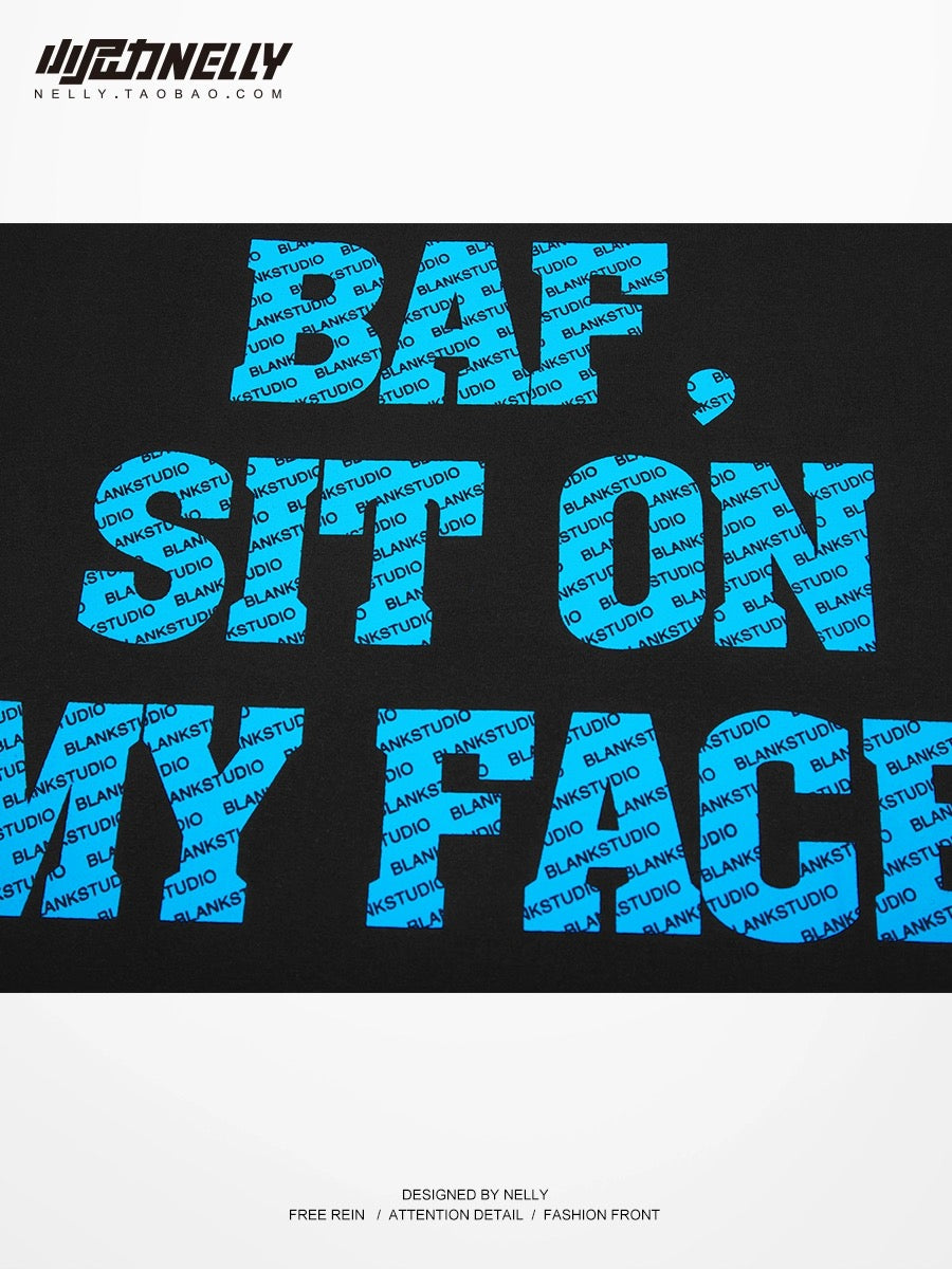 National trendy brand couple wear short-sleeved 2024 summer new casual youth loose design letter print T-shirt