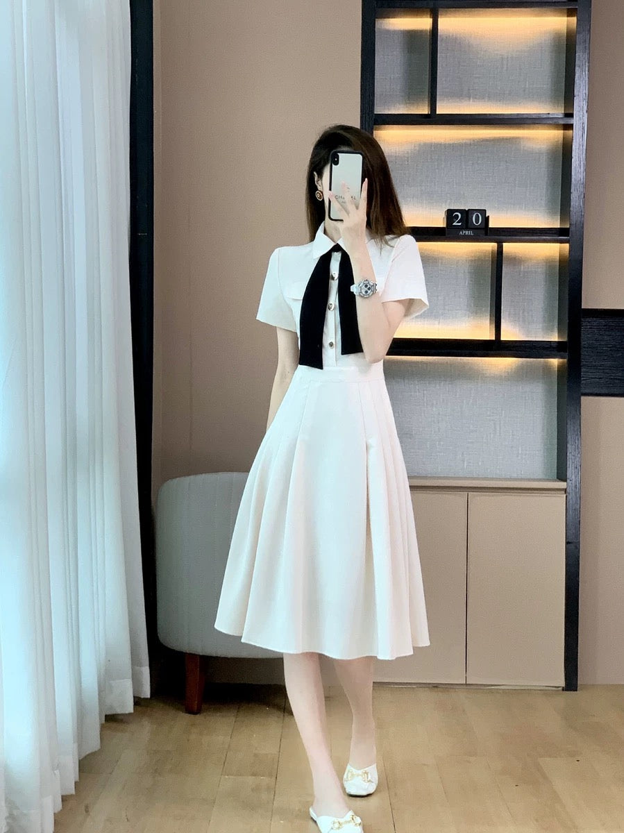 Xiaoxiangfeng dress, women's summer long dress, French niche high-end engagement and birthday dress, you can usually wear a skirt