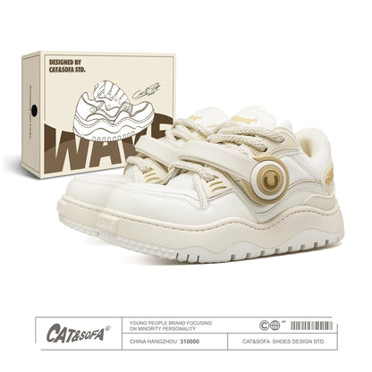 [Tian Jiarui's same style] First release of CAT&SOFA/cat and sofa headphones shoes retro bread shoes new sneakers