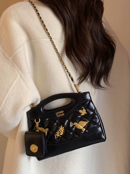 South Wind Chio2nd Bach Ball Tote Bag Women's 2025 New Hand-held Chain Shoulder Crossbody Bag