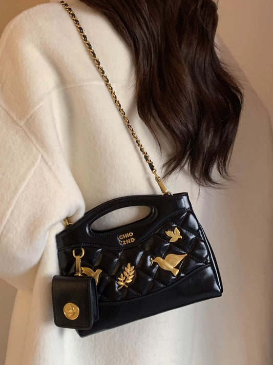 South Wind Chio2nd Bach Ball Tote Bag Women's 2025 New Hand-held Chain Shoulder Crossbody Bag