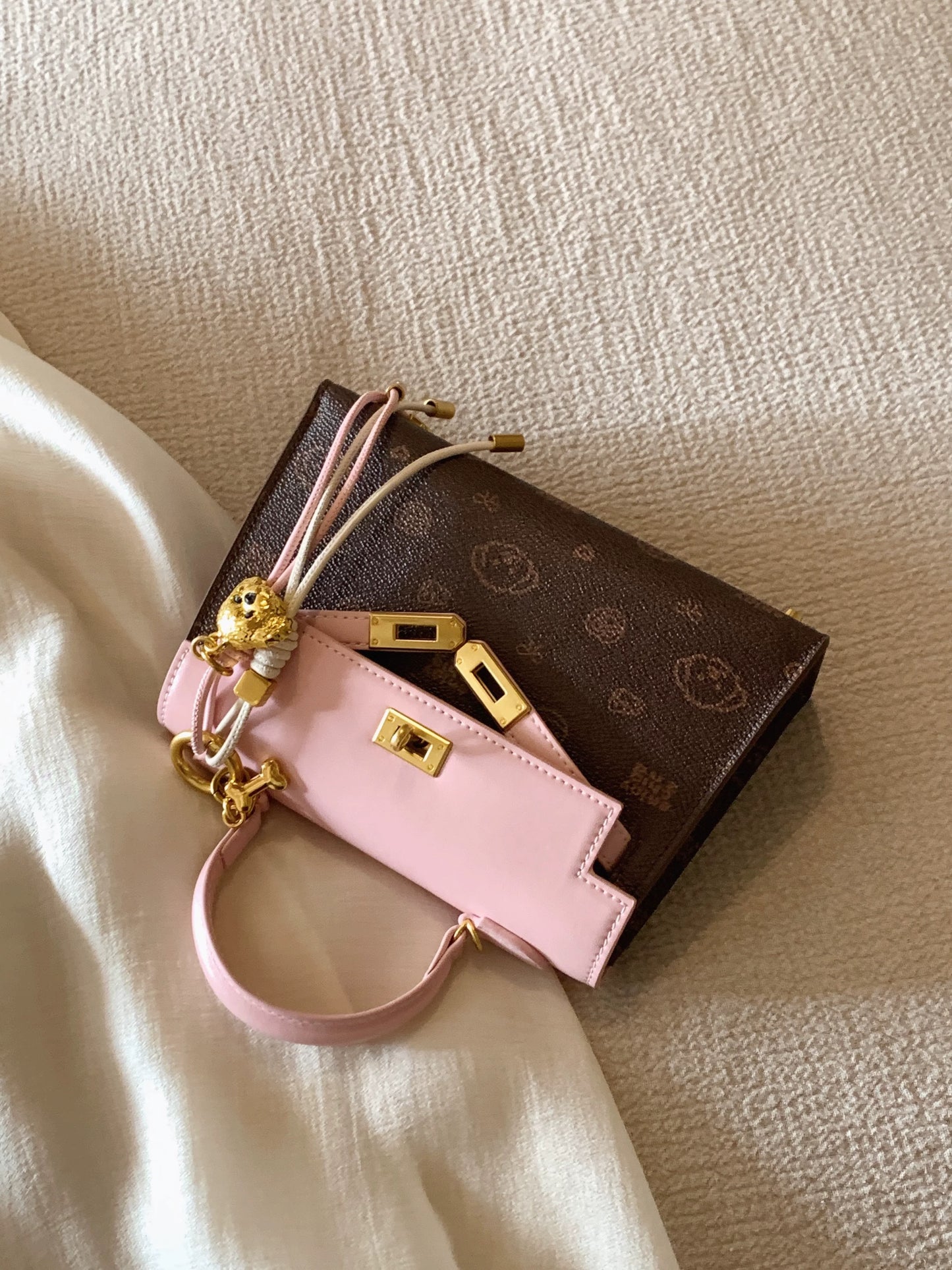 Nanfeng Chio2nd Bread Puppy Minuet Kelly Bag Women's High-end Commuter Handbag Crossbody