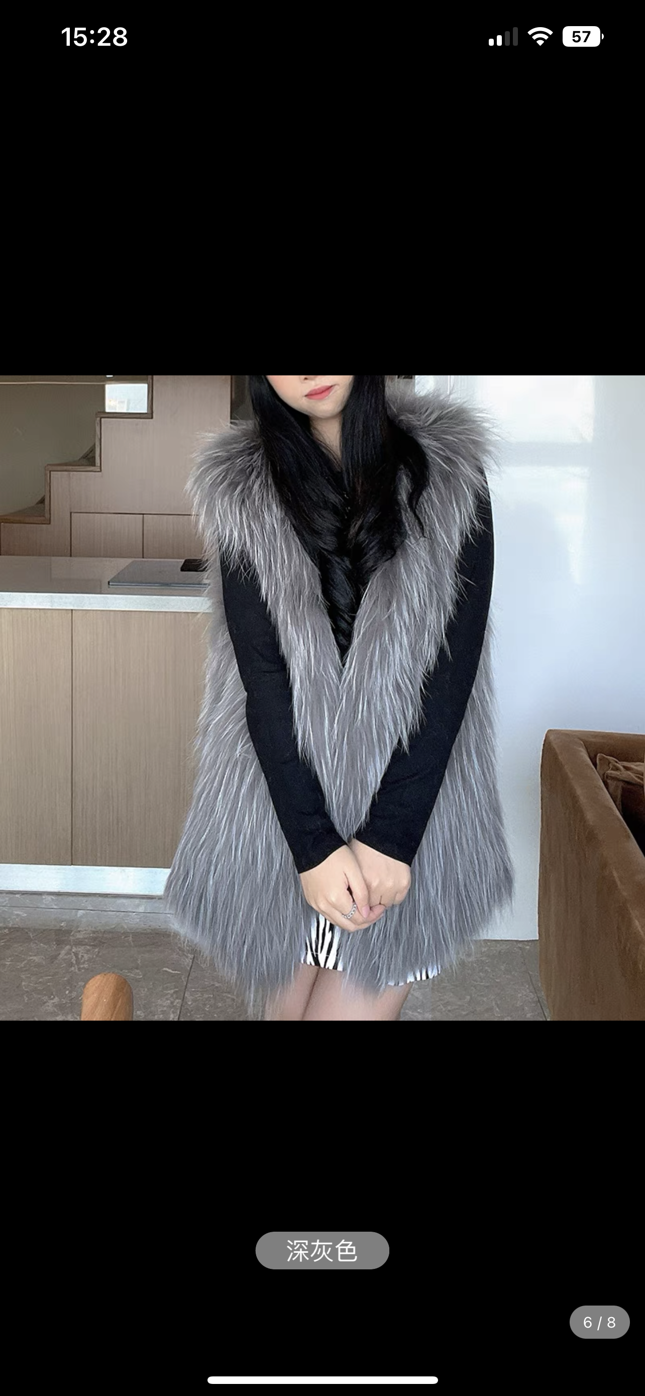 Encrypted raccoon fur double-sided woven fur vest for women mid-length 2023 autumn and winter new coat Haining young style