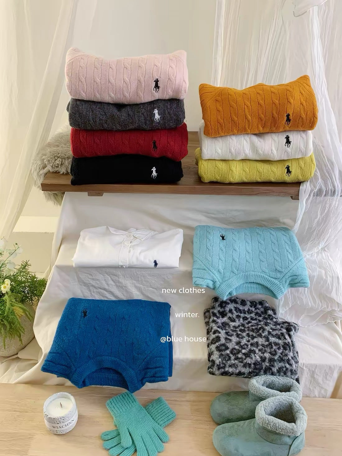 Women's thick, cable-knit pullover sweater featuring embroidery; suitable for layering or wearing as an outer top, with a trendy Korean-style aesthetic.