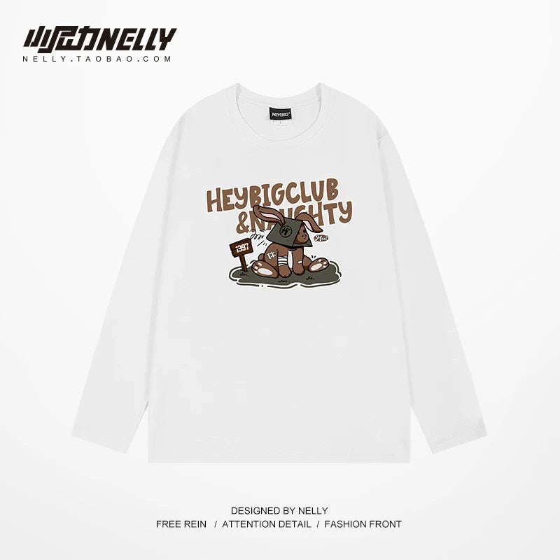 American cartoon cat print round neck short sleeve men and women summer 2025 couple pure cotton t-shirt half sleeve bottoming shirt trend