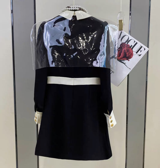 Spot Nanyou high-end women's French style dress women's autumn 2023 new high-end black skirt