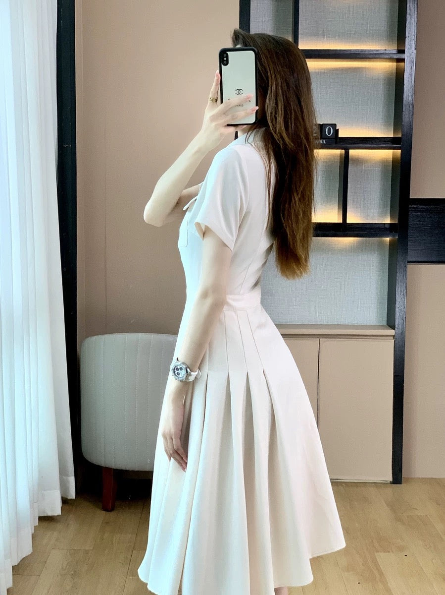 Xiaoxiangfeng dress, women's summer long dress, French niche high-end engagement and birthday dress, you can usually wear a skirt