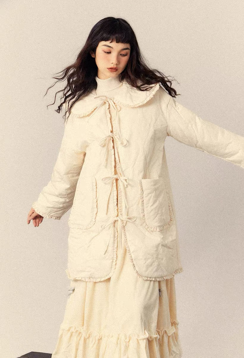 [Leakage Pickup] Loss clearance, limited to 10 pieces per day, this year’s hottest cotton clothing 2022 doll collar coat for women in autumn and winter V1155