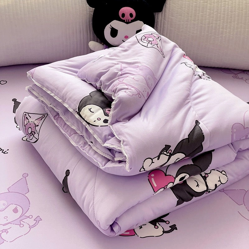 Class A soybean fiber knitted cotton summer cool quilt machine washable summer children's thin quilt spring and autumn summer air conditioning quilt