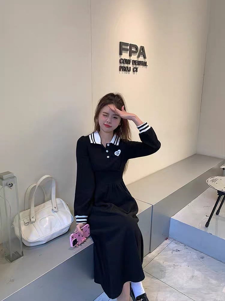 Zhang Daren plus size women's clothing fat sister mm striped polo coll Lee Nhi Boutique Zhang Daren plus size women's clothing fat sister mm striped polo coll Lee Nhi Boutique