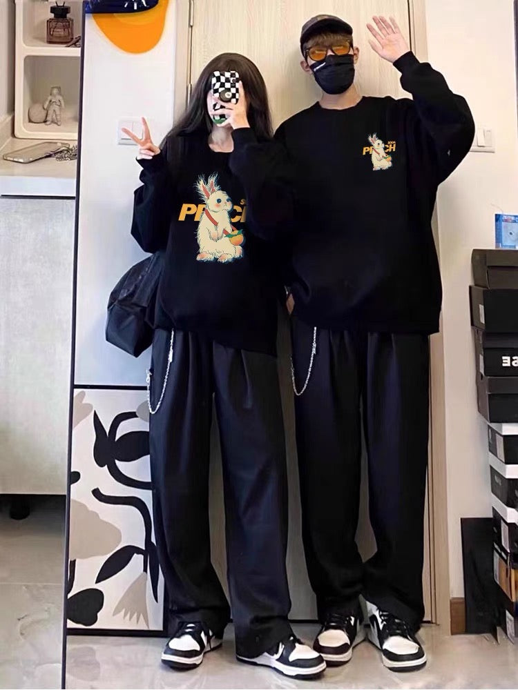 Different couple sweatshirt autumn and winter 2023 new style early autumn super hot special high-end outer suit for men (N0217)