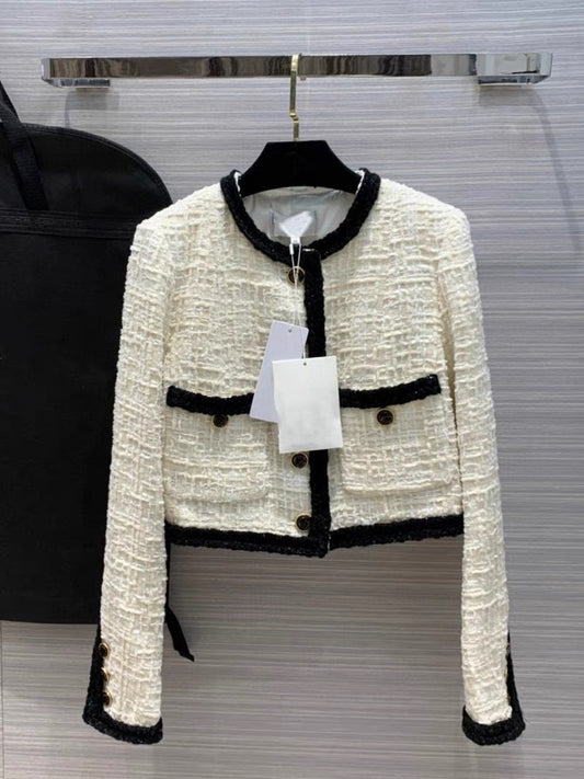 European station small fragrant style jacket for women autumn 2023 new top design niche high-end temperament short style trendy