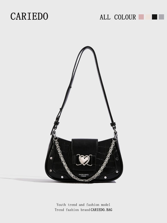 CARIEDO niche design bag female 2023 new sweet cool hot girl style one shoulder underarm bag all-match Messenger bag