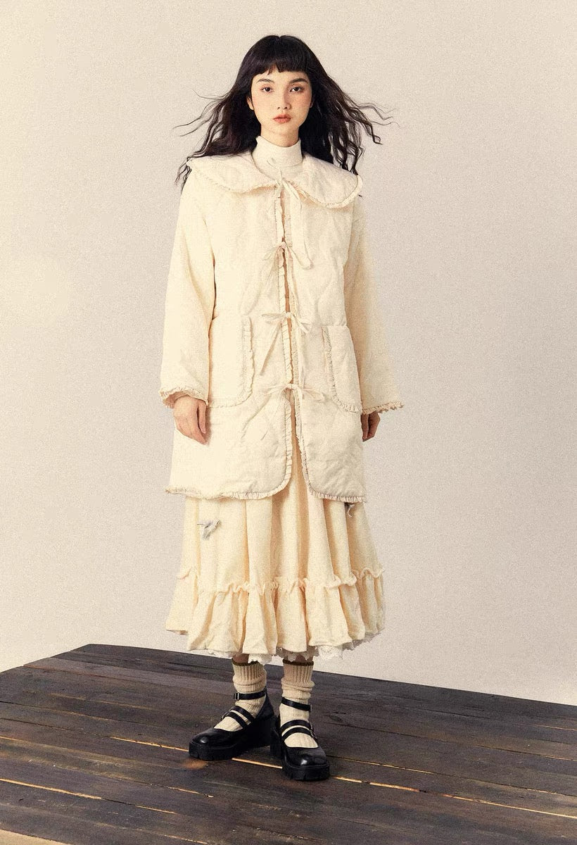 [Leakage Pickup] Loss clearance, limited to 10 pieces per day, this year’s hottest cotton clothing 2022 doll collar coat for women in autumn and winter V1155
