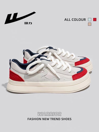 Pull back canvas shoes women's 2023 spring and autumn new big head skate shoes women's thick bottom all-match retro dopamine women's shoes