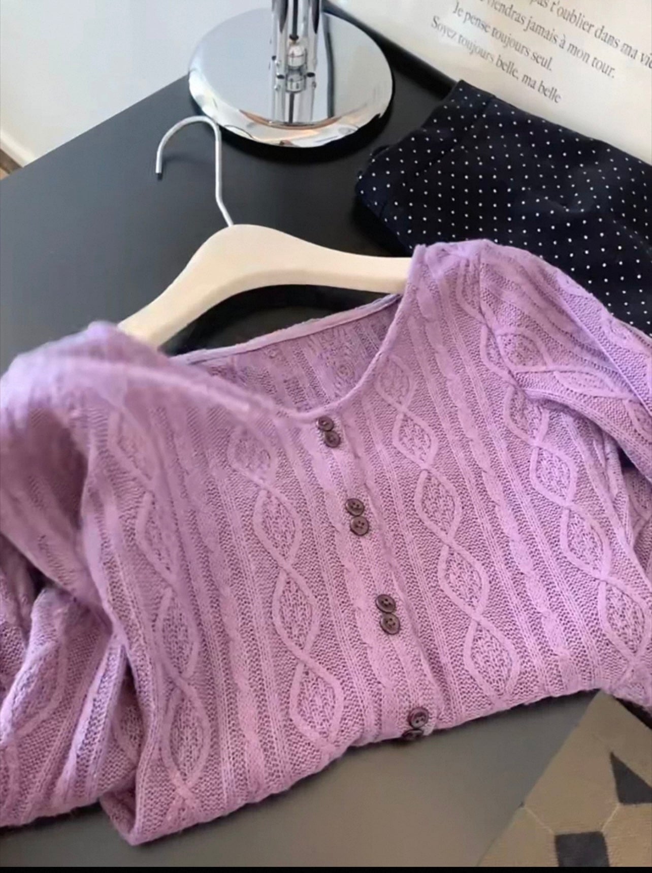 A must-have! ~ Korean style irregular bell sleeve elegant knit top for women, new autumn style, absolutely gorgeous and alluring.