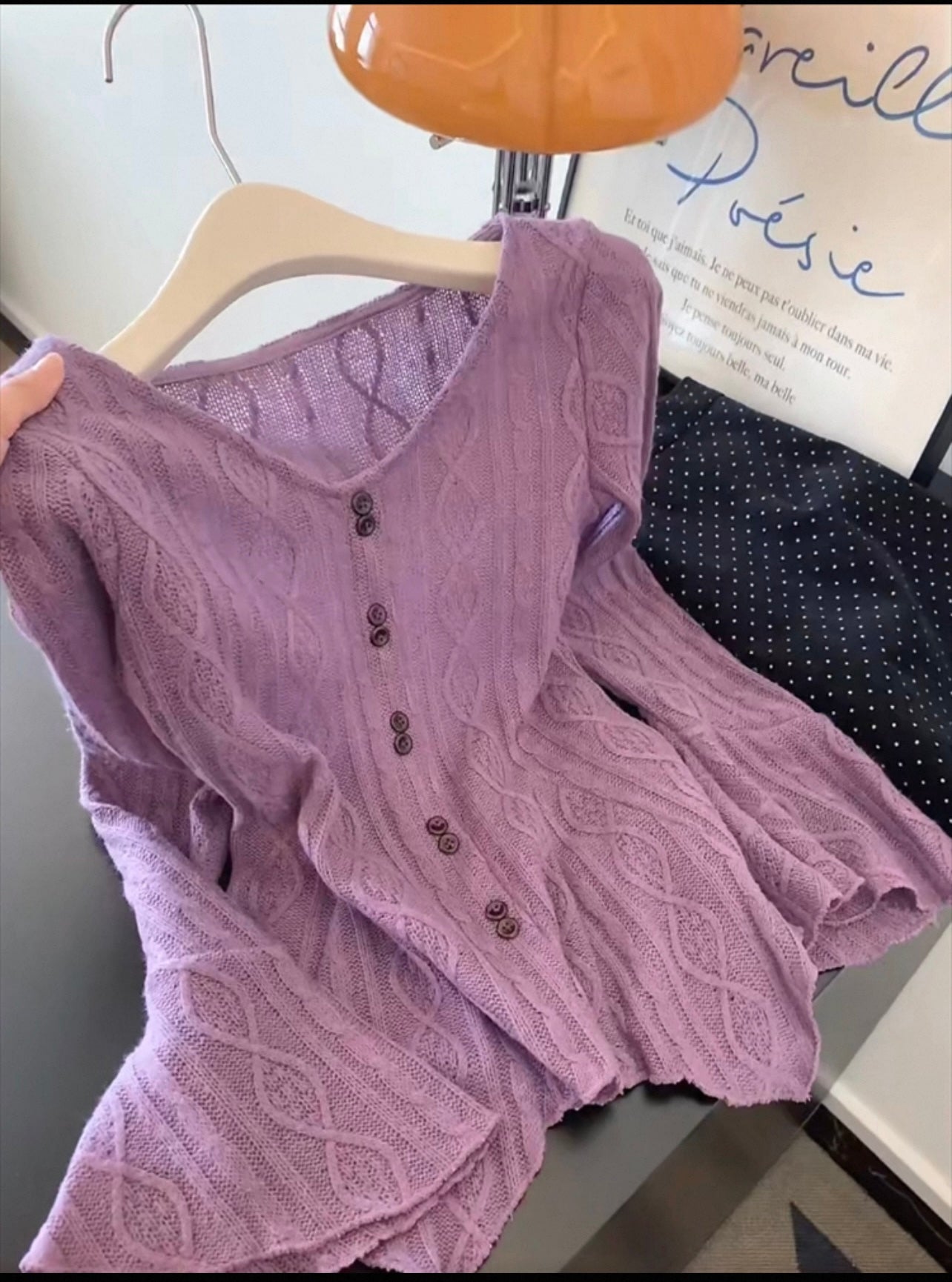 A must-have! ~ Korean style irregular bell sleeve elegant knit top for women, new autumn style, absolutely gorgeous and alluring.