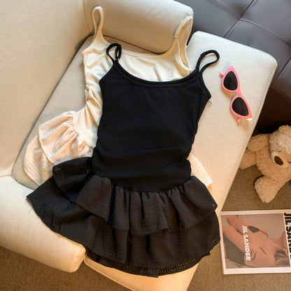 Jade Closet direct store recommendation ~ Pure desire style sweet and spicy ballet style lace camisole top blouse for women