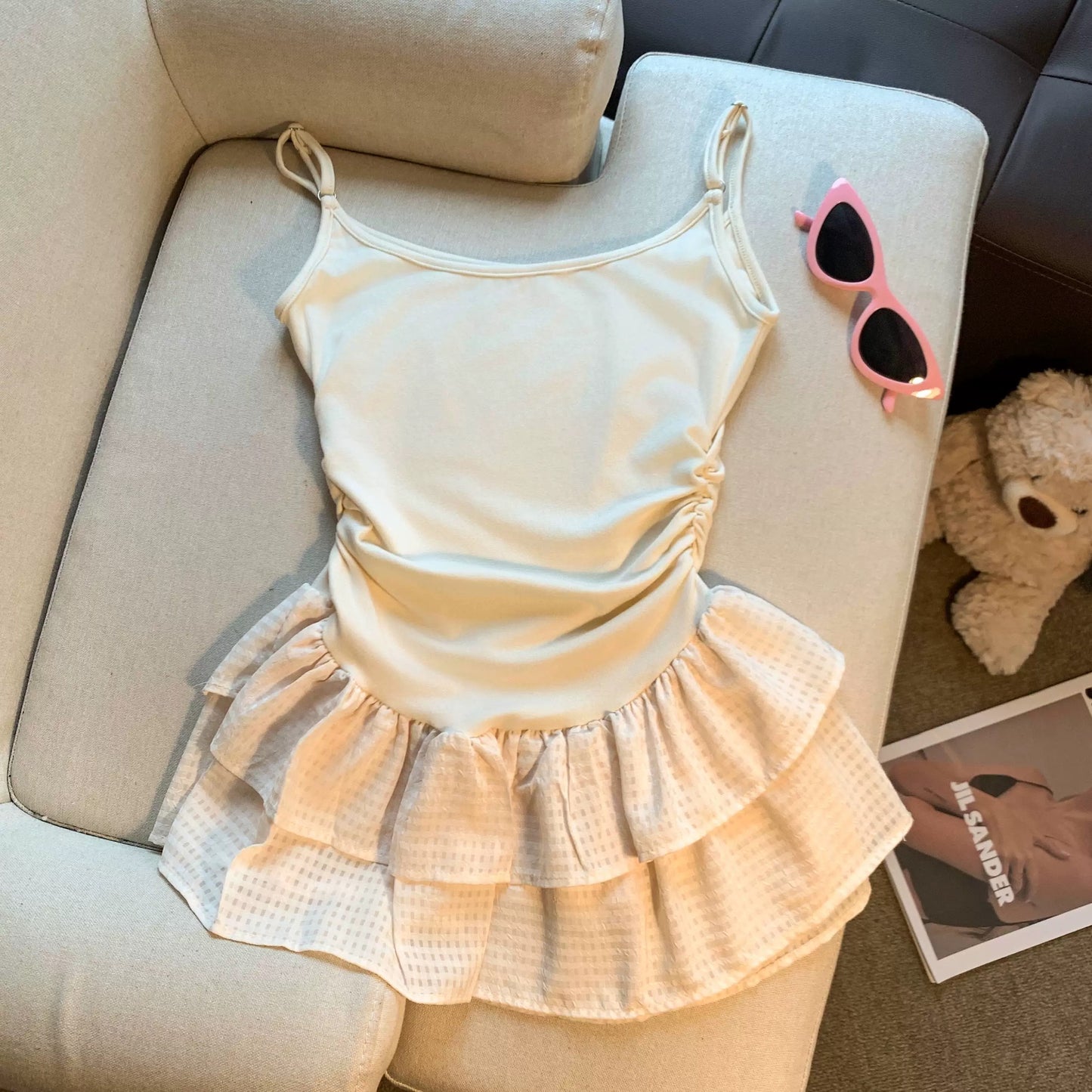 Jade Closet direct store recommendation ~ Pure desire style sweet and spicy ballet style lace camisole top blouse for women